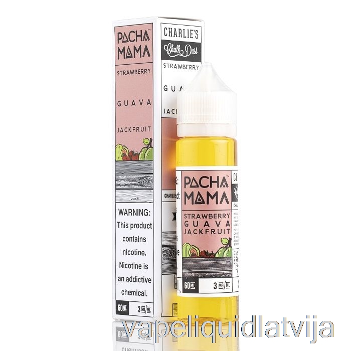 Zemeņu Gvajaves Džekfrūts - Pachamama - 60ml 0mg Vape šķidrums